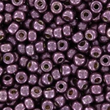 Miyuki rocailles Perlen 8/0 - Duracoat galvanized eggplant 8-4220